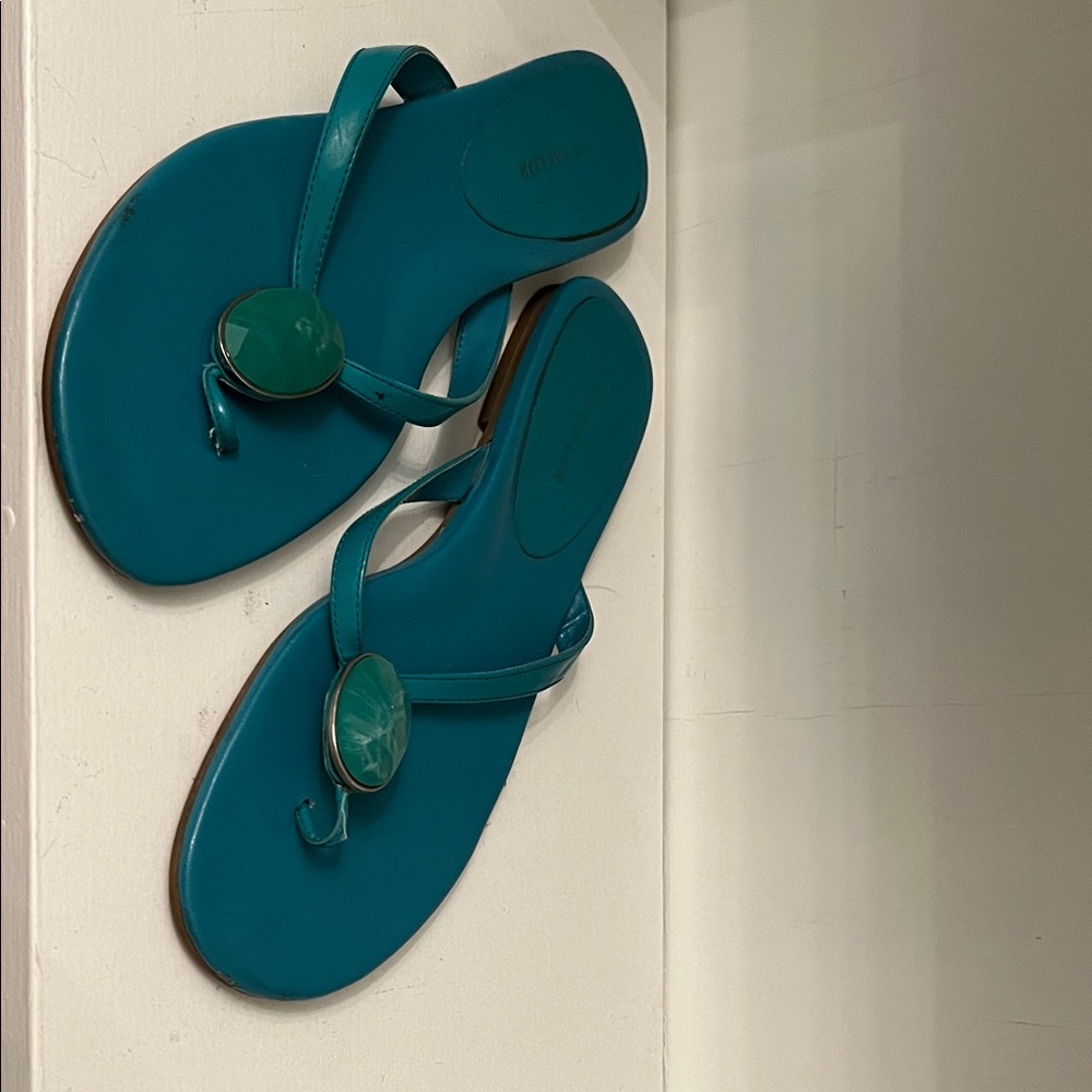 Ann Taylor Teal Sandals
